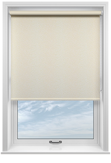 Shimmer (Blackout), Quartz Cream - Twist&Fit Roller Blind